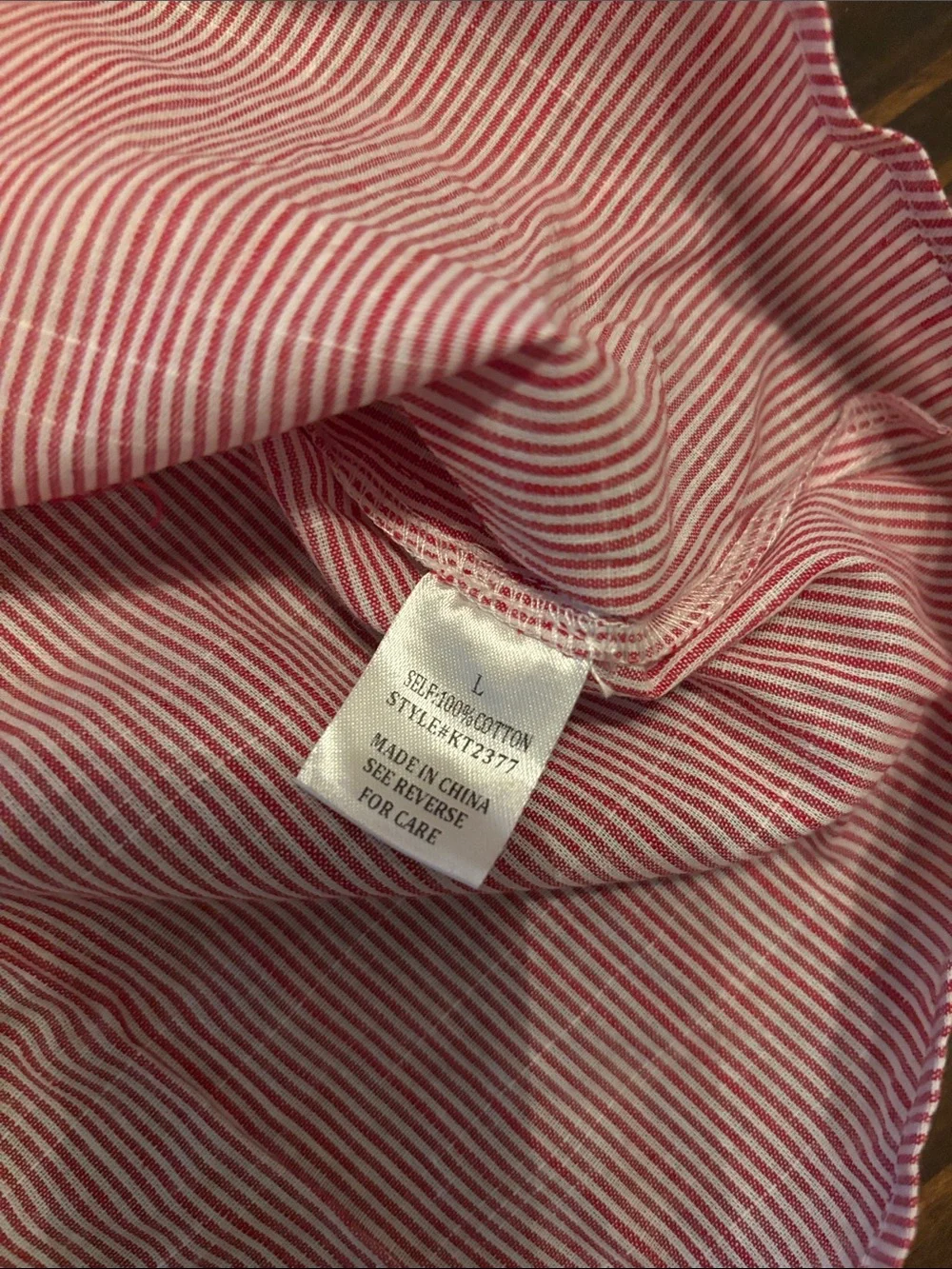 SEE AND BE SEEN girl's stripe  embroidered top large new